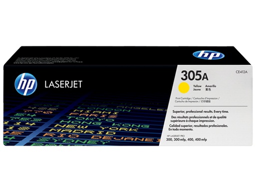 טונר צהוב HP CE412A למדפסות 375. 475. 451 מקורי