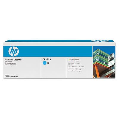 טונר ציאן CB381A HP מקורי