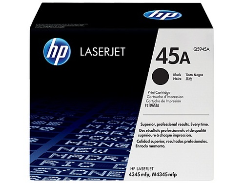 טונר שחור HP 45A Q5945A למדפסת 4345 מקורי