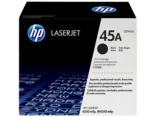 טונר שחור HP 45A Q5945A למדפסת 4345 מקורי