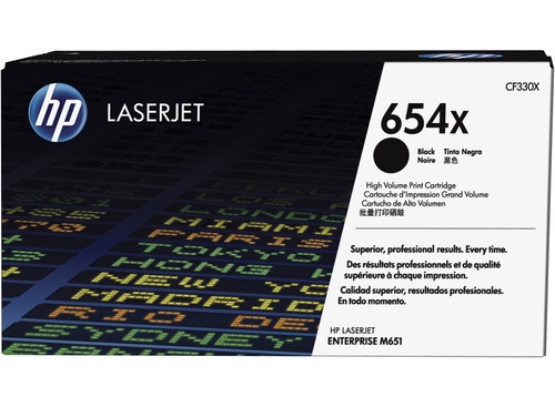 טונר שחור גדול HP 654X CF330X למדפסות M651 מקורי