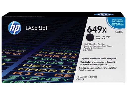 טונר שחור CE260X HP למדפסות 4525 מקורי