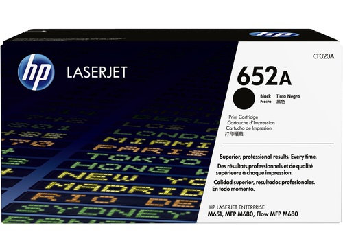 טונר שחור HP 652A CF320A למדפסות M680. M651 מקורי