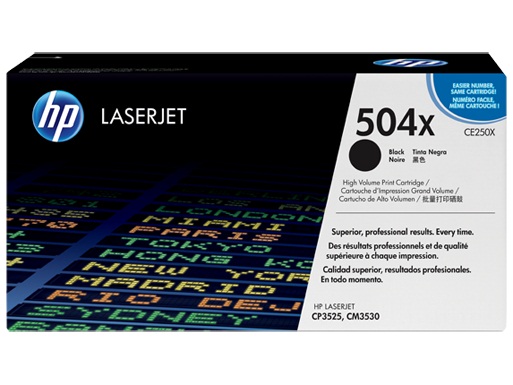 טונר שחור HP CE250X למדפסות 3525. 3530 מקורי
