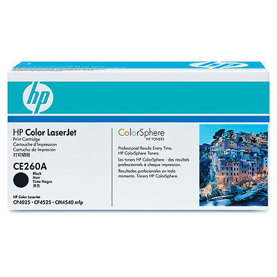 טונר שחור HP CE260A מקורי
