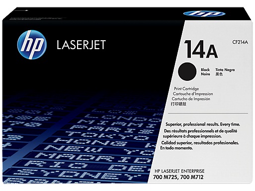 טונר שחור HP CF214A למדפסות 712. 725 מקורי
