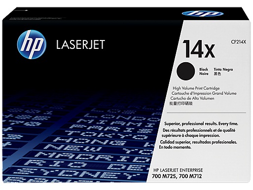 טונר שחור גדול HP CF214X למדפסות 712. 725 מקורי