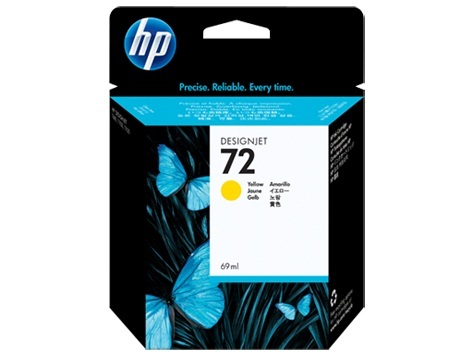 ראש דיו צהוב HP 72 130-ml C9373A מקורי