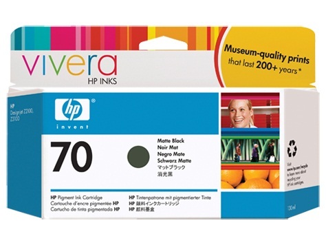ראש דיו שחור מט HP 70 130-ml C9448A מקורי