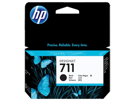 ראש דיו שחור HP 711 38-ml CZ129A 