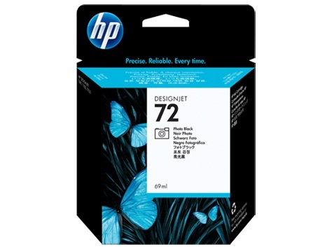 ראש דיו שחור פוטו HP 72 130-ml C9370A מקורי
