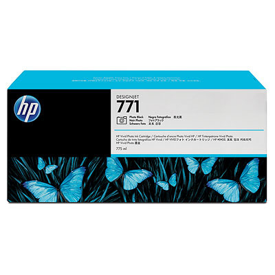 ראש דיו שחור פוטו HP 771 CE043A מקורי