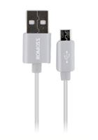 כבל הטענה לבן 1 מטר מיקרו USB