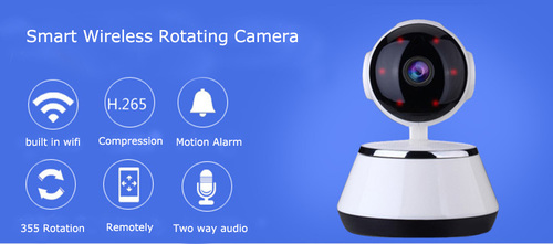מצלמת אבטחה 355 מעלות V380S Mini WiFi Wireless CCTV Home Security HD 720P IP Camera Security