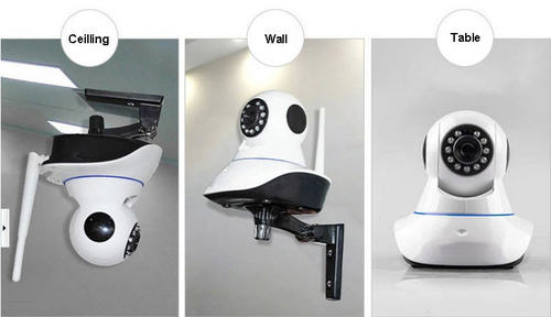 מצלמת אבטחה 2 אנטנות 355 מעלות V380 WiFi Wireless CCTV Home Security HD 1080P PTZ IP Camera Security