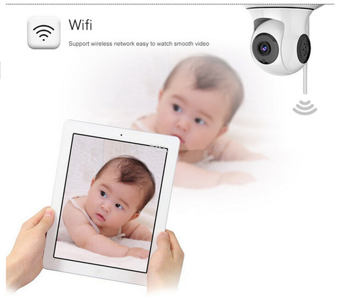 מצלמת אבטחה 2 אנטנות 355 מעלות V380 WiFi Wireless CCTV Home Security HD 1080P PTZ IP Camera Security