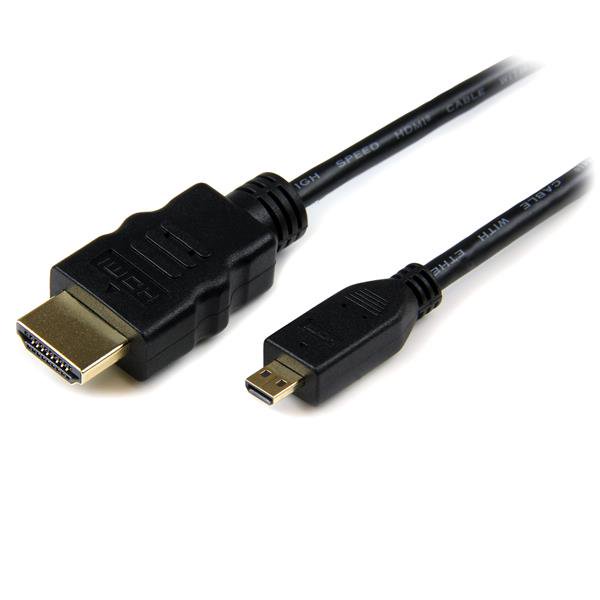 כבל HDMI זכר ל- MICRO HDMI זכר באורך 1.5 מטר