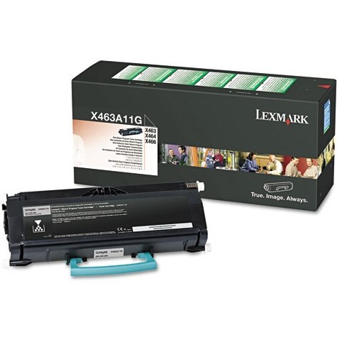 טונר שחור קטן X463A11G LEXMARK מקורי