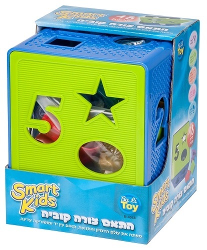 התאם צורה קוביה 18 חלקים