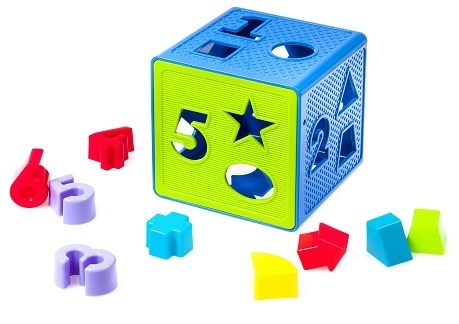 התאם צורה קוביה 18 חלקים