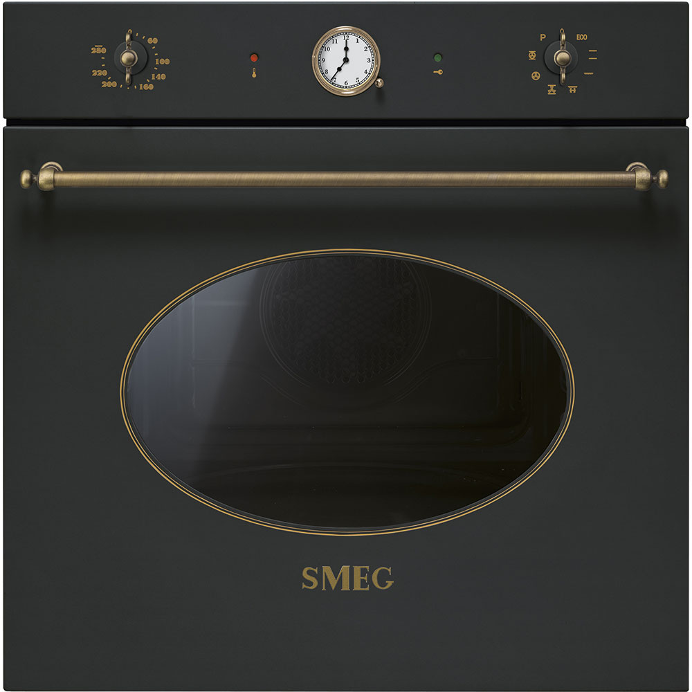  תנור שחור  60 ס"מ SFP805AO Smeg