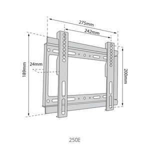 זרוע קבועה עד ״42 "250 Sih