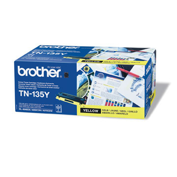 טונר צהוב Brother TN135Y למדפסות 4040. 4050. 4070. 9440. 9840. 9040. 9045 מקורי