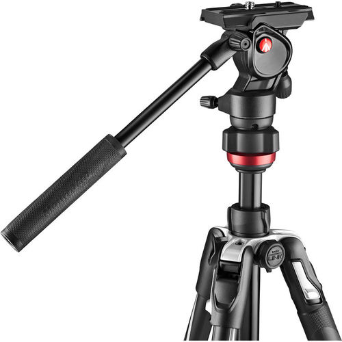 Manfrotto Befree Live Aluminum Lever-Lock Tripod Kit with EasyLink & Case - קיט וידאו