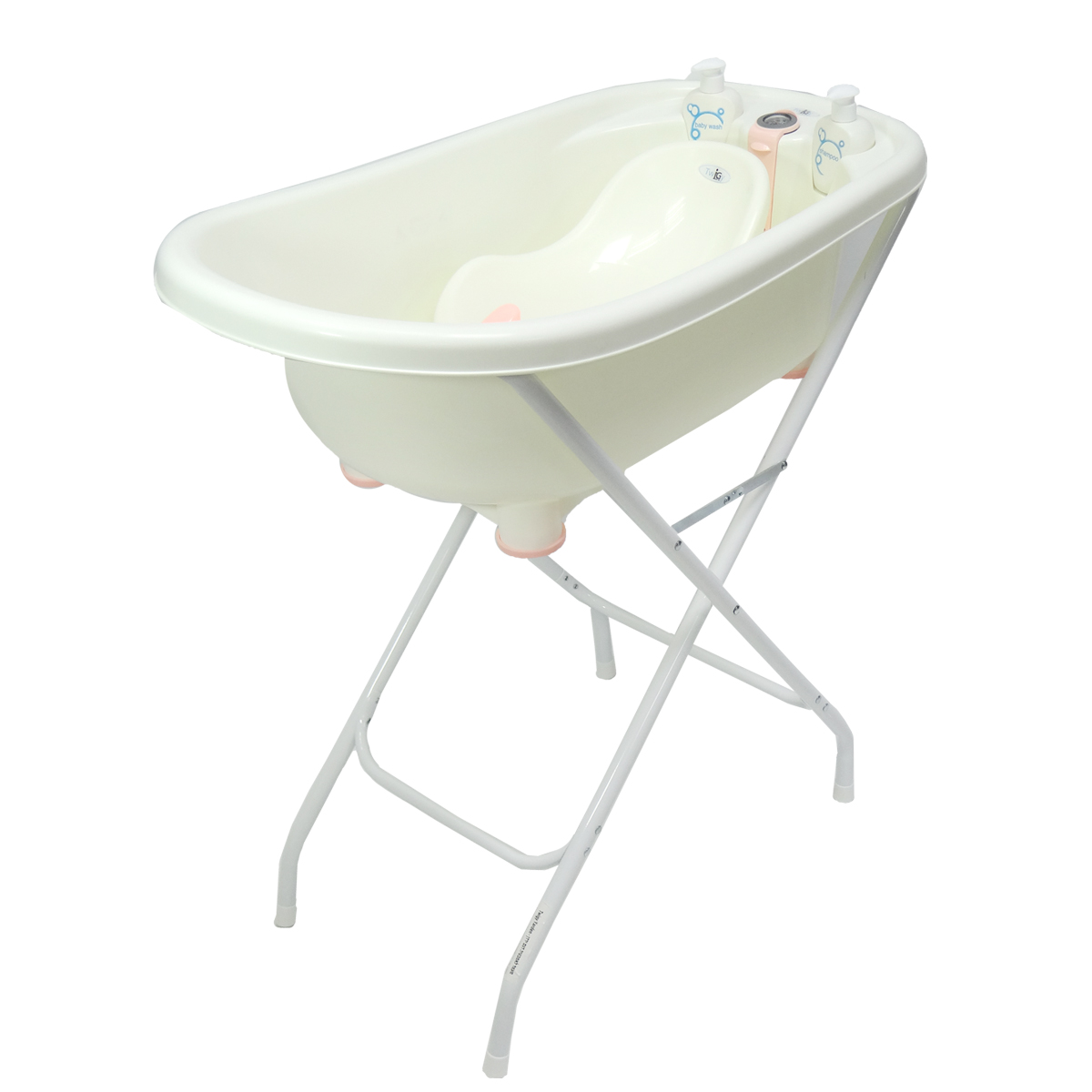 אמבטיה ספא לתינוק כולל טרמומטר, 2 בקבוקי סבון למילוי חוזר, מושב אמבט פנימי ומעמד  ב- 229 ש"ח !!!!
