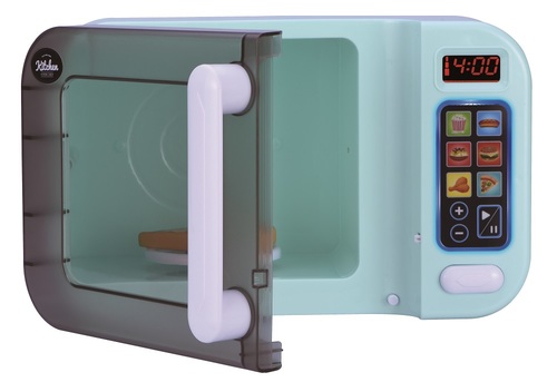 מיקרו אלקטרוני לילדים עם צלחת מסתובבת ותצוגה דיגיטאלית 4 חלקים