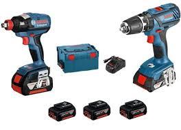 סט 2 מברגות ליתיום 3 סוללות BOSCH  18V 