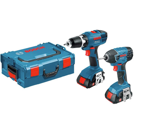 סט 2 כלים BOSCH GSB18-2-PLUS+GDX18V-EC 3X5AH
