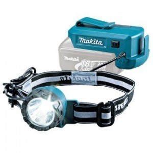 גוף פנס ראש לד 18V כולל מתפס חגורה לסוללה makita