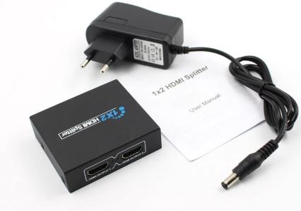 מפצל HDMI מוגבר לשני מסכים