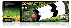רפלקטור אקזוטרה לטרריום 60 ס"מ COMPACT TOP EXOTERRA