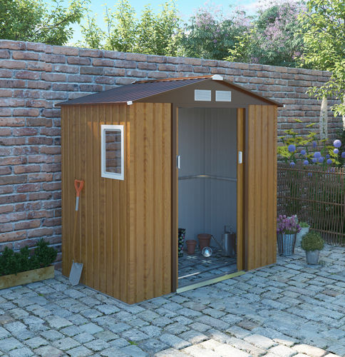 מחסן מתכת פרמיום דגם 2.13X1.27 W74 דגם EverGreen