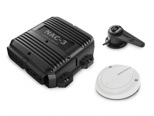 Simrad NAC-3 Autopilot Kit לסירות גדולות – תקריב יחידות וחיבורים