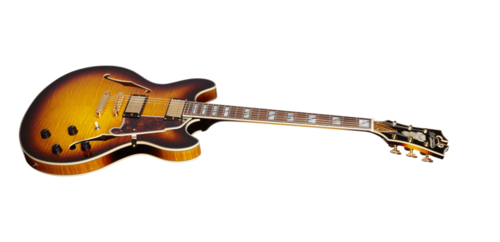 גיטרה 1/4 נפח D'Angelico EXCEL DC  stop-bar tailpiece VINTAGE SUNBURST