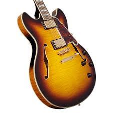 גיטרה 1/4 נפח D'Angelico EXCEL DC  stop-bar tailpiece VINTAGE SUNBURST