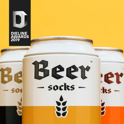 גרביים בפחית דמוי בירה  Beer Socks