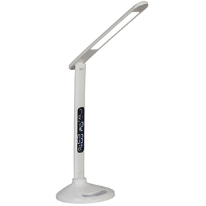 מבצע! מנורת מנהלים שולחנית לד חזקה מופעלת במגע עם שקע לטעינת לניידים גימיק מתנות