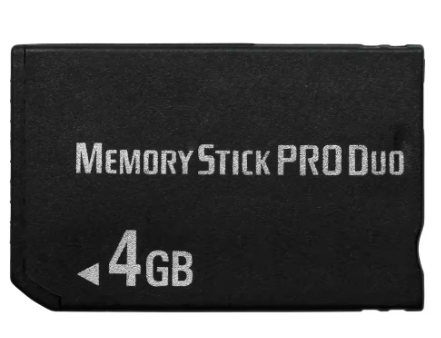 כרטיס זיכרון Memory Stick PRO Duo 4GB