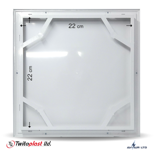 פתח שרות פלסטיק מידת פנים 22x22