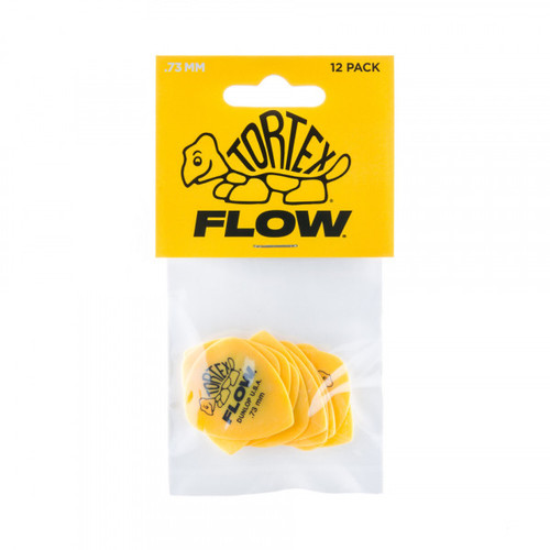 מארז 12 מפרטים DUNLOP TORTEX FLOW STD 0.73