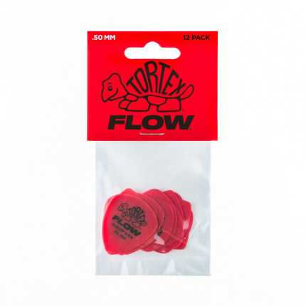 מארז 12 מפרטים DUNLOP TORTEX FLOW STD 0.50