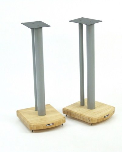 silver metallic+natural finish bamboo