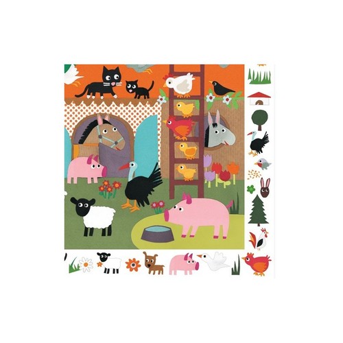 פאזל מסגרת חווה  (35 חלקים) DJECO