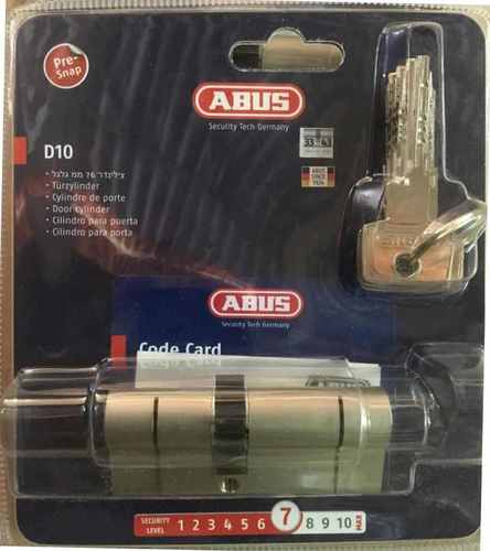 צילינדר אבטחה מירבית להתקנה עצמית תוצרת ABUS
