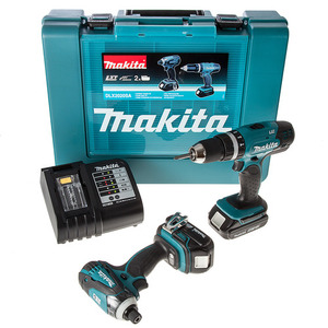 סט מקדחה רוטטת + אימפקט MAKITA- DLX2020YX1 18V