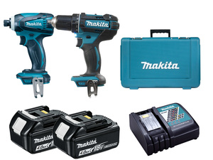 סט מקדחה + אימפקט MAKITA- DLX2246MX1 18V